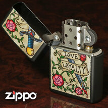 ZIPPO/Love Loyalty ブラックマット黒 2023