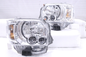 34-1173★美品★LED 4型～ 200系 ハイエース★左右ヘッドライト ミドルルーフ 26-137 84 ASSY トヨタ 純正 (KK)