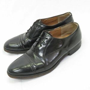 Johnston & Murphy ストレートチップ レザーシューズ 革靴 size7.5/ジョンストン&マーフィー　0403