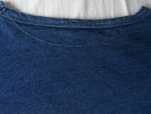 45rpm フォーティーファイブ　インディゴ染め　長袖Tシャツ　サイズ 3 日本製_画像5