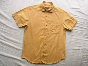 NIGEL CABOURN British Officers Shirt 　ナイジェルケーボン　ブリティッシュ オフィサーズ　半袖シャツ 　サイズ 46 日本製　