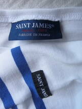 SAINT JAMES セントジェームス　パネルボーダー柄　バスクシャツ　サイズ XXS_画像3