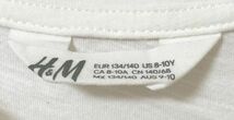 H&M　キッズ　半袖　Tシャツ　白　140　2枚セット　アイスクリーム　フルーツ_画像6