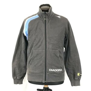 DIADORA/ディアドラ★スウェットジャケット【メンズS/グレー系】◆BG189