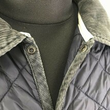 （処分市）ユナイテッドアローズ/ブルーレーベル★キルティングブルゾン/JKT【メンズM/紺】UNITEDARROWS BLUELABEL◆BC655_画像5