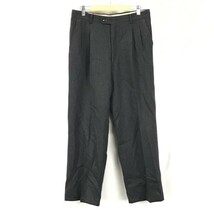 英国屋/Eikokuya★ツータックパンツ【Mens-S程度/W72cm/股下68cm/グレー/gray】ginza/tokyo/JAPAN/Pants/Trousers◆BH9_画像1