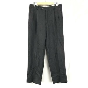 英国屋/Eikokuya★ツータックパンツ【Mens-S程度/W72cm/股下68cm/グレー/gray】ginza/tokyo/JAPAN/Pants/Trousers◆BH9