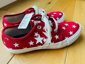 タグ付き新品未使用 CONVERSE X-LARGEコラボ スニーカー 25.5cm スター レッド コンバース