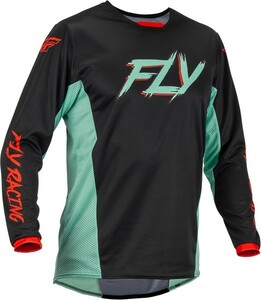 Lサイズ MXジャージ FLY 23 KINETIC SE RAVE ブラック/ミント/レッド モトクロス 正規輸入品 WESTWOODMX