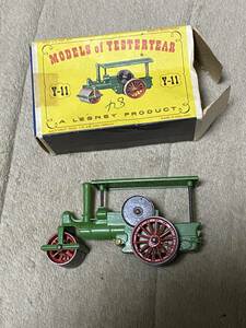 レズニー　マッチボックス　Y-11　AVELING ＆ PORTER STEAM ROLLER used 現状品