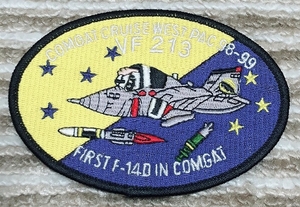 Аксессуары, Аксессуары VF-213 BlackLions 98-99 год F-14D нашивка patch A-2/N-2B/N-3B. пожалуйста купить NAYAHOO.RU
