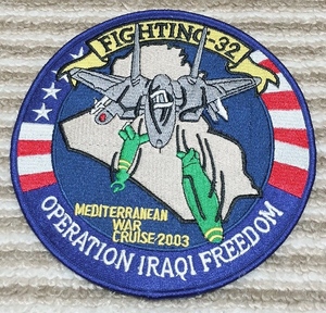 VF-32 Swordsmen 2003年 ワッペン パッチ U.S.Air Force A-2/N-2B/N-3Bにどうぞ
