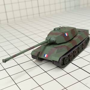 ●完成品1/144 AMX M4 mle.49重戦車,”幻のフランス重戦車！”,フランス,戦後,２色迷彩,自作ver