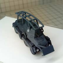 ●完成品1/144 Sd.Kfz.263装甲無線車,”電撃戦の頭脳！”パンツァーグラウ塗装,ドイツ,WW2,自作ver_画像7