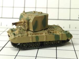 ●完成品1/144 ビショップ 25ポンド自走砲,”頭でっかちな異形の自走砲！”,英国,WW2,２色迷彩