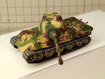 ●完成品1/144 ケーニヒスティーガー,”WW2最強の重戦車！”,.２色迷彩,スカート無し,ドイツ,WW2.自作ver_画像5