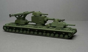 ●完成品1/144 KV-6 超重戦車,”僕の考えた最強戦車！？”,ソ連,ロシア,WW2,waffen144.ver