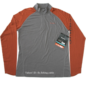 SIMMS Syms Ultra wool core 4/1 Zip Syms orange US-S