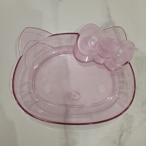 キティ 小物入れ プラスチック 透明 ピンク アクセサリー入れ 置き