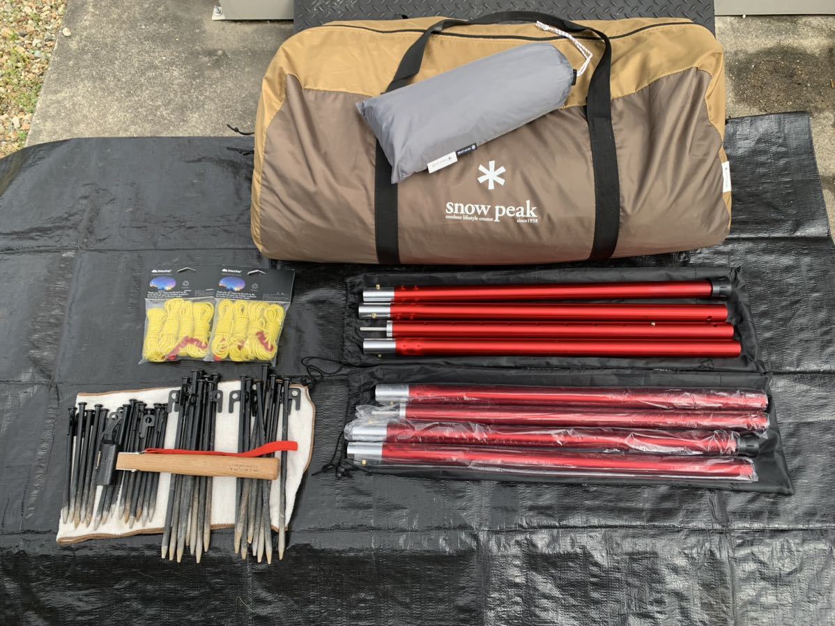 スノーピーク ポールセット バッグ付き ballistics the arth-