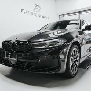 【FUTURE DESIGN】BMW 3シリーズ G20 G21 後期 フロント用 艶ありブラック キドニーグリル センターグリル ダイヤ カスタム エアロ 黒の画像5