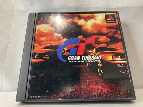 ★プレイステーション1ソフト★【付属品有】PS1ソフト グランツーリスモ /コレクターアイテム/希少品/ゲームソフト Og6_Y