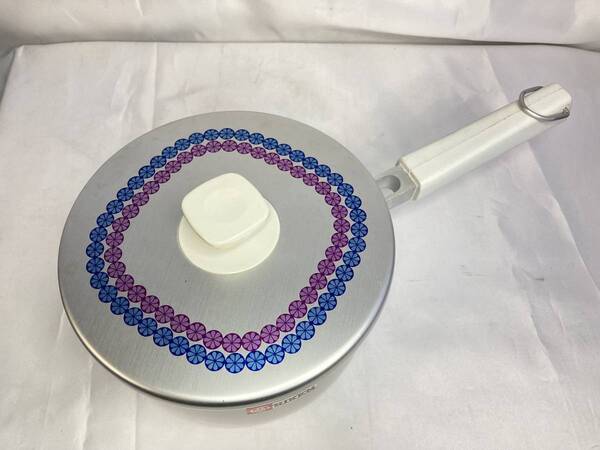 ★昭和レトロ★【未使用品】RIKEN アルミ鍋 片手鍋 18cm Ca2_80