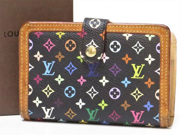 ルイヴィトン　マルチカラーモノグラム　ポルトフォイユ・ヴィエノワ　がま口財布　M92988　LOUIS VUITTON　18645918