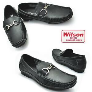 Wilson ウイルソン デッキシューズ//モカシン/Bk 255cm　No8802