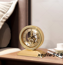 極美品●置き時計 機械 黄銅 現代 おしゃれ アンティーク調 _画像8