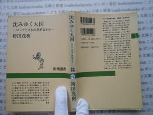 新潮選書no.194 沈みゆく大国　ロシアと日本の世紀末から　袴田茂樹　京極純一　科学