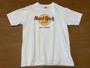 90s 00s ヴィンテージ USA製 Hard Rock CAFE ハードロックカフェ LAS VEGAS ラスベガス Tシャツ アドバタイジング 企業物
