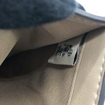 COACH コーチ C0082 2つ折り 財布 シグネチャー ブルー ミディアム コーナージップ ウォレット L字ファスナー コンパクト_画像9