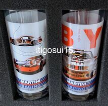 ★【未使用】ポルシェ PORSCHE★ロンググラス 4個セット コップ★ドイツ製 ドライバーズセレクション マルティニレーシング MARTINI RACING_画像3