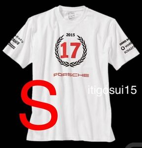 ★【未使用】ポルシェ PORSCHE★半袖 Tシャツ EU Sサイズ★919ハイブリッド 17 WEC ルマン マーク・ウェバー★ driver's selection