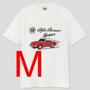 送料無料【未使用】アルファロメオ ALFA ROMEO★半袖 Tシャツ M スパイダー spider メンズ