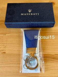 *[ unused ] Maserati MASERATI* key holder blue key ring * Novelty 