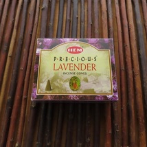 〓　新品　〓　お香　〓　HEM プレシャス ラベンダー コーンタイプ 12箱セット 〓 Precious Lavender Cone_画像2