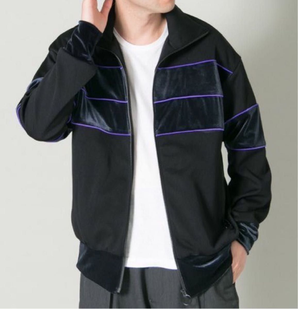 Palace Galore Velour Track Top black L｜PayPayフリマ