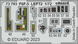 エデュアルド(73793) 1/72 F6F-5用エッチングパーツ(エデュアルド用)