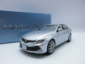 1/30 トヨタ 新型マークX　後期　MARK X 非売品 カラーサンプル ミニカー　シルバーメタリック
