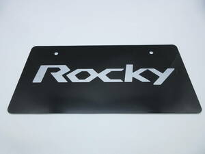 ダイハツ ロッキー Rocky　ディーラー 新車 展示用 非売品 ナンバープレート マスコットプレート