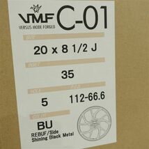 VMF C-01 希少な廃版カラーBU 20インチ 新品4本価格◎送料無料 RAYS 8.5J +35 9.5J +38 5H/112 レイズ ベルサス BENZ W213 W215 C43 C63_画像6