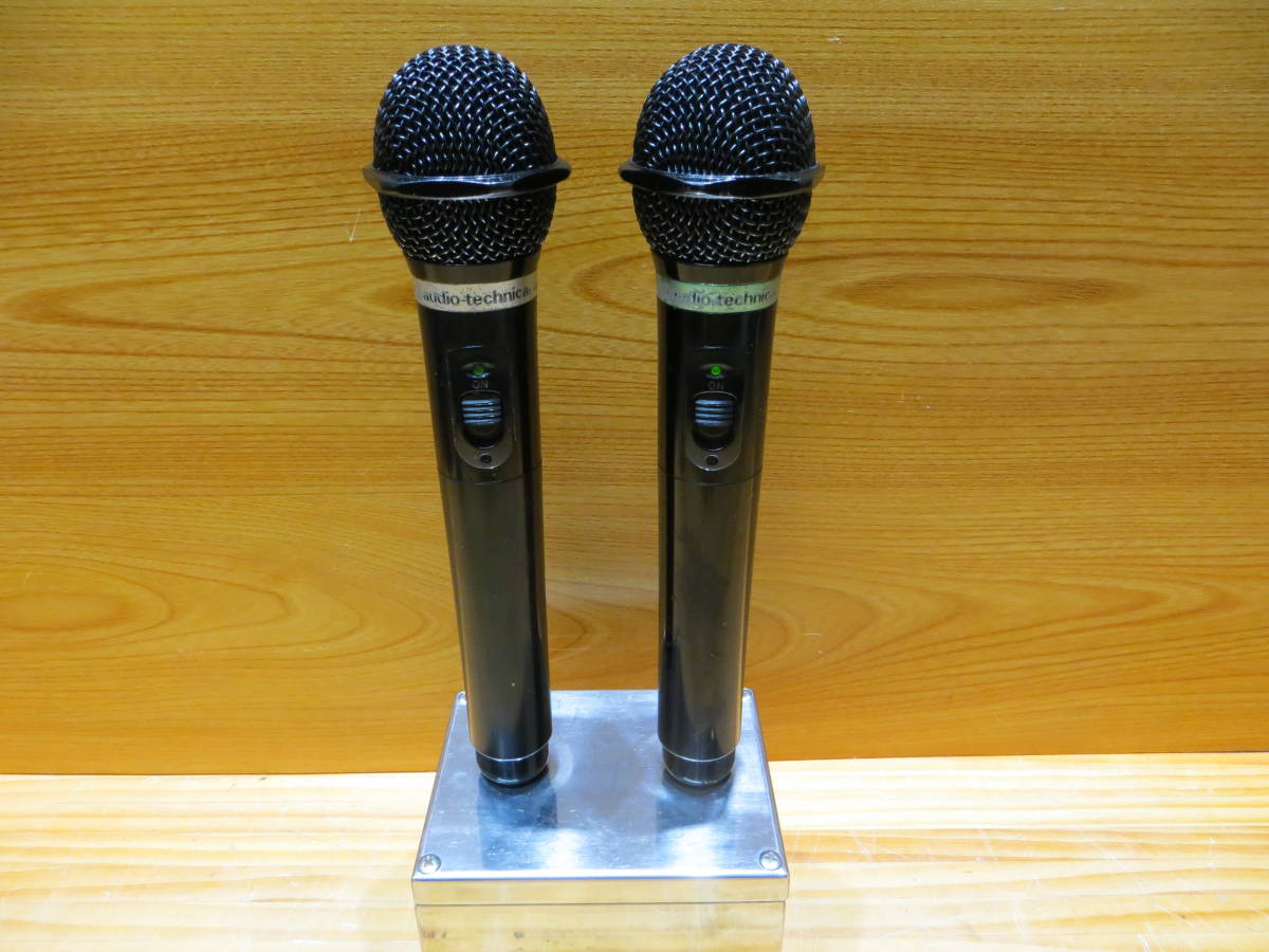 ワイヤレスマイク&レシーバーAT-CR701AT-CLM7000TX×2 www