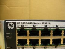 ▽HP OfficeConnect 1820 Switchシリーズ 1820-48G J9981A レイヤー2 スイッチ 中古 ギガビット 48ポート RJ-45 4ポート SFP_画像4