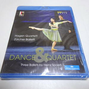 訳あり/未開封/輸入Blu-ray「ダンス&クァルテット / ハインツ・シュペルリによる3つのバレエ」チューリヒ・バレエ団/ハーゲンQ