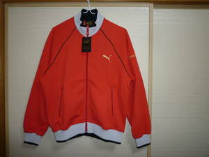 Puma Extra Old Old Jersey Jacket Red x Black M Size