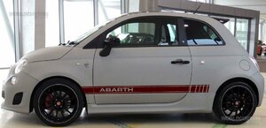 グラフィック デカール ステッカー 車体用 / FIAT フィアット 500 595 695 / サイド ボディ アバルト ライン