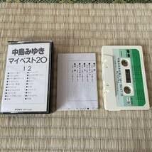 中島みゆき MIYUKI NAKAJIMA[中島みゆきが選ぶ マイベスト20]カセットテープ(PONY:36P1039 STEREO CASSETTE TAPE/ MY BEST 20_画像3