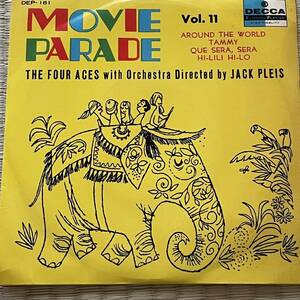 フォアー・エイセス FOUR ACES[ムービー・パレード Movie parade vol.11 ]7inch/around the world/Tammy/ケセラセラ/jack pleis